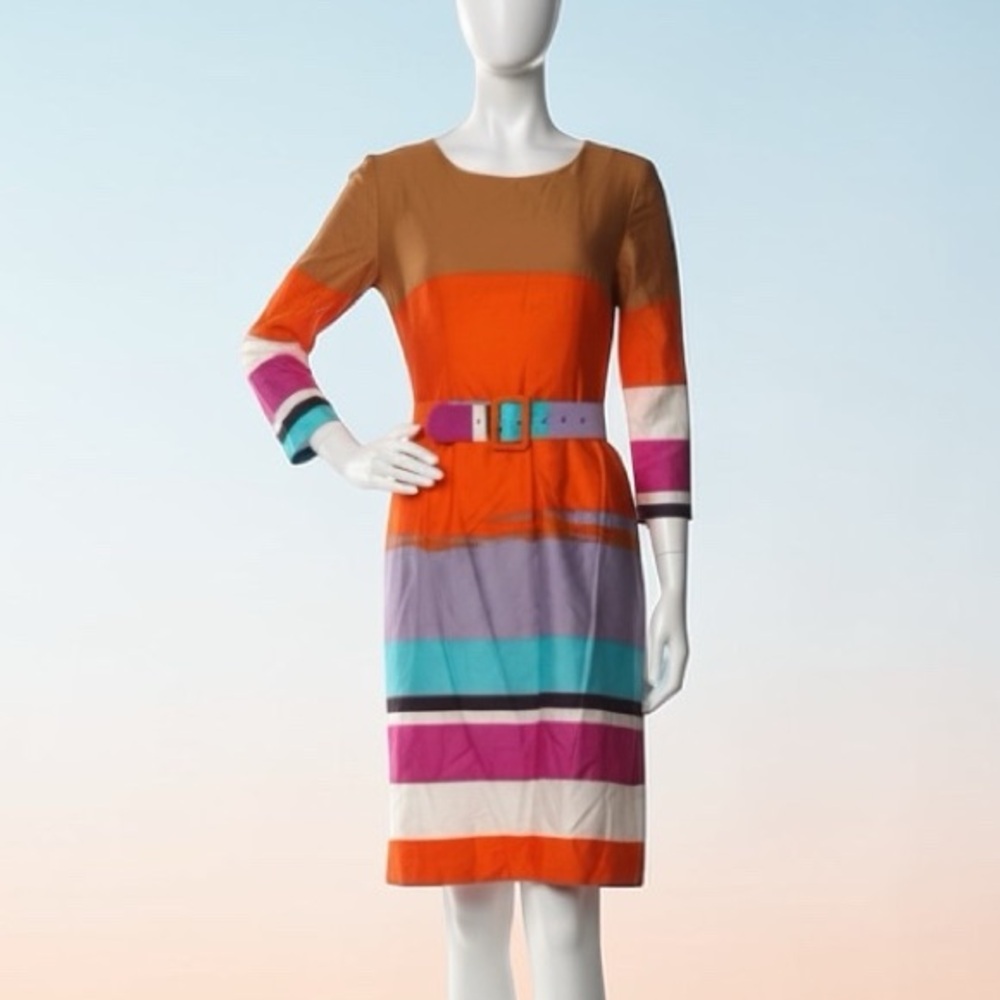 Marımekko Bold MCM Striped Knee-Length Dress Size: XS | USO, FR32